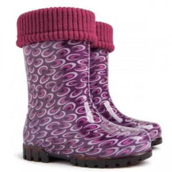 Резиновые сапоги Demar TWISTER LUX PRINT O ( аметист )